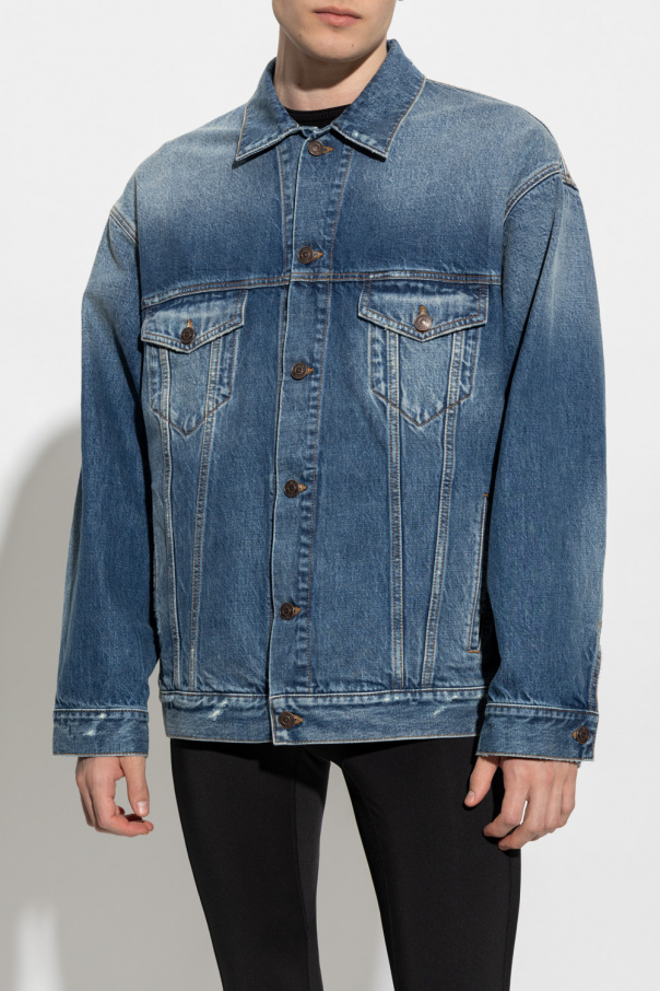 Balenciaga jean best sale jacket 2018